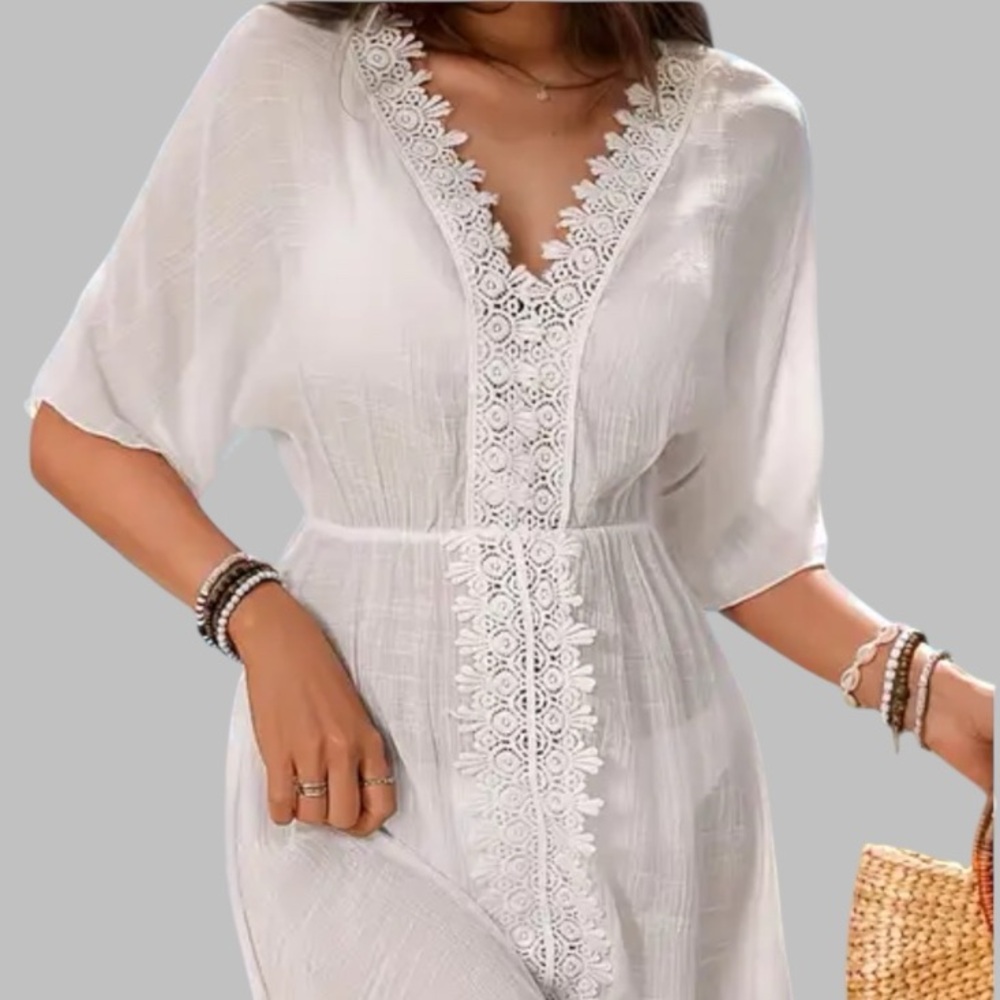 Valentina Naldi Linen Midi Dress